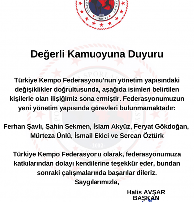 Değerli Kamuoyuna Duyuru